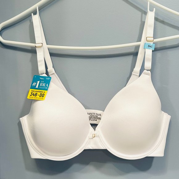 NEW with TAGS Vanity Fair Full Coverage Beauty Back Smoothing Bra (34C) - Picture 3 of 8